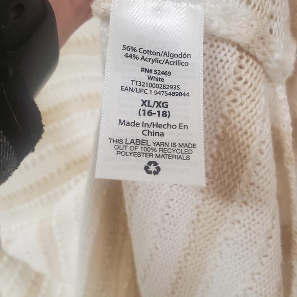 Time & Tru Knit Sweater, Size XL - Picture 4 of 5